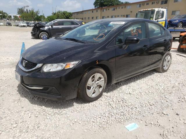 Photo 2 from auction – 2015 HONDA CIVIC LX with VIN 19XFB2F51FE276657