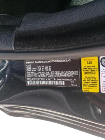 Photo 10 from auction – 2015 BMW 428 I with VIN WBA3N3C50FF712874