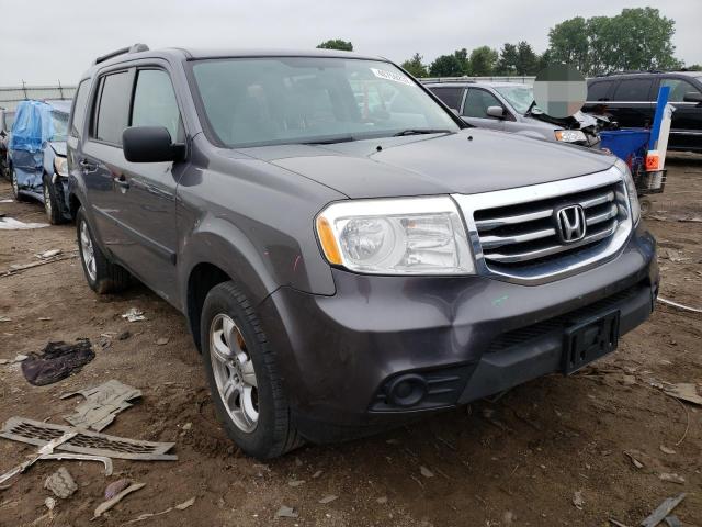 HONDA PILOT LX 2014 with VIN 5FNYF4H28EB004580 - Photo from auction