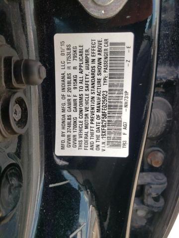 Photo 10 from auction – 2015 HONDA CIVIC LX with VIN 19XFB2F58FE035923