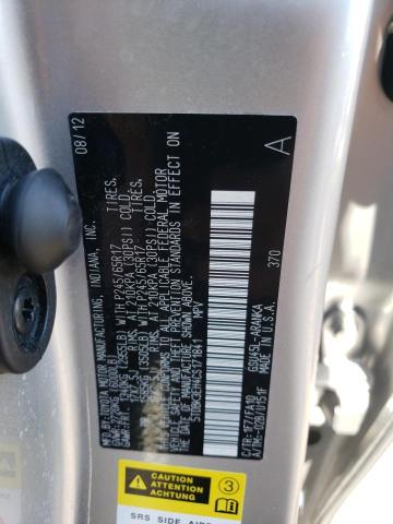 Photo 10 from auction – 2012 TOYOTA HIGHLANDER with VIN 5TDBK3EH4CS171841
