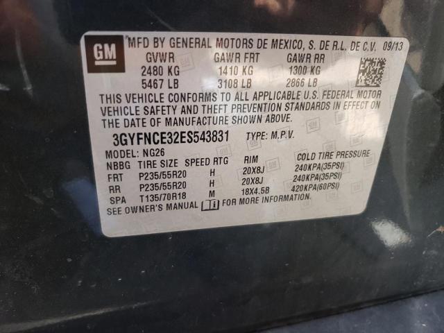 Photo 10 from auction – 2014 CADILLAC SRX PERFOR with VIN 3GYFNCE32ES543831