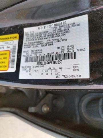 Photo 10 from auction – 2015 LINCOLN MKZ with VIN 3LN6L2G90FR600250