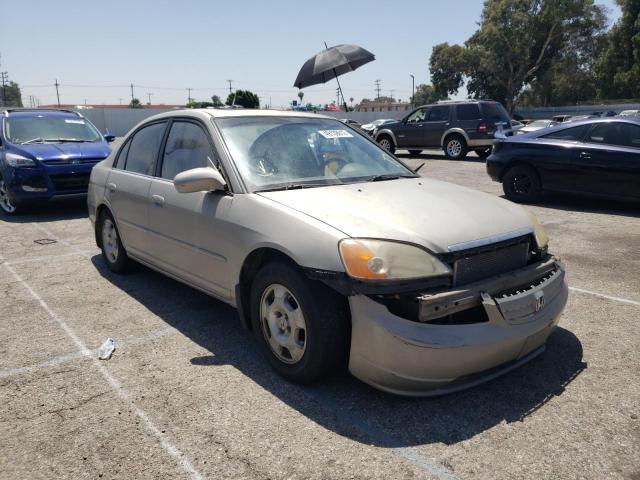 HONDA CIVIC EX 2002 with VIN 2HGES268X2H543316 - Photo from auction