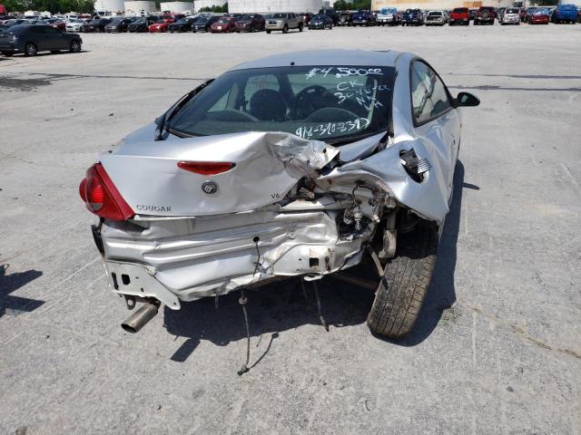 Photo 9 from auction – 2000 MERCURY COUGAR V6 with VIN 1ZWFT61L8Y5602178