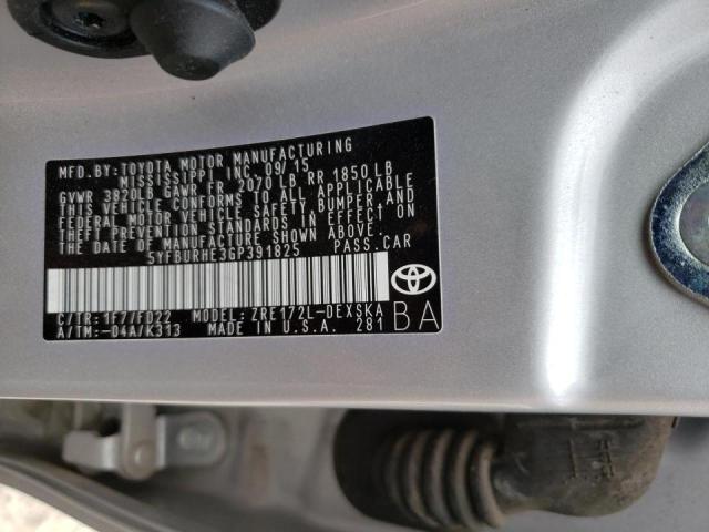 Photo 10 from auction – 2016 TOYOTA COROLLA L with VIN 5YFBURHE3GP391825