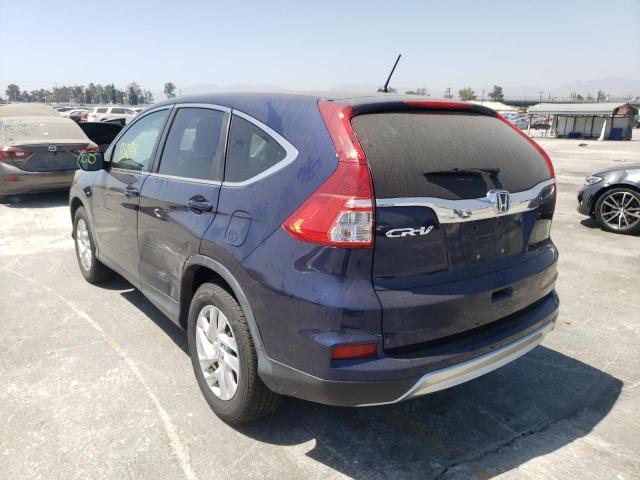 Photo 3 from auction – 2015 HONDA CR-V EX with VIN 3CZRM3H59FG702622