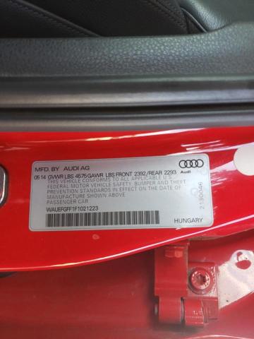 Photo 10 from auction – 2015 AUDI A3 PREMIUM with VIN WAUEFGFF1F1021223