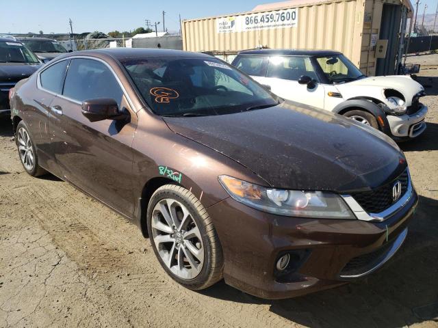 HONDA ACCORD EXL 2013 with VIN 1HGCT2B8XDA009017 - Photo from auction