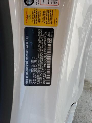 Photo 10 from auction – 2021 BMW 430I with VIN WBA53AP01MCG38304