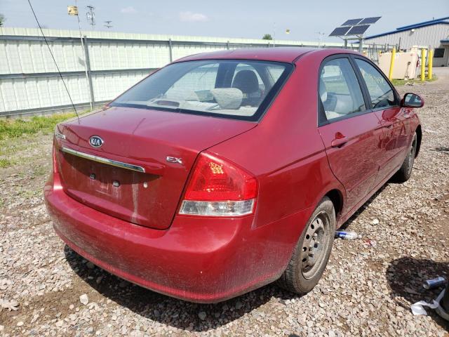 Photo 4 from auction – 2009 KIA SPECTRA EX with VIN KNAFE222195660079