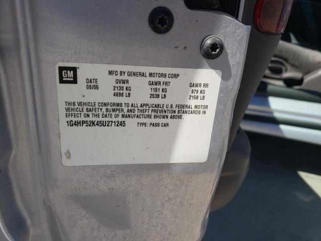 Photo 10 from auction – 2005 BUICK LESABRE CU with VIN 1G4HP52K45U271245