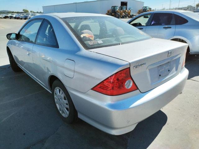 Photo 3 from auction – 2005 HONDA CIVIC LX with VIN 1HGEM22515L075277