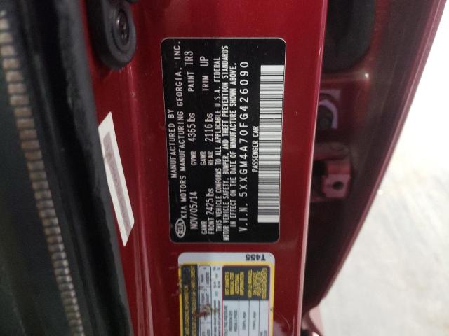 Photo 10 from auction – 2015 KIA OPTIMA LX with VIN 5XXGM4A70FG426090