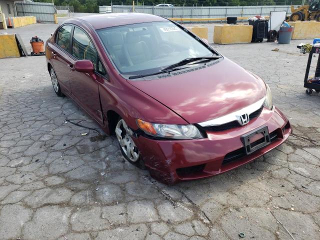 HONDA CIVIC LX 2009 with VIN 19XFA16519E005700 - Photo from auction