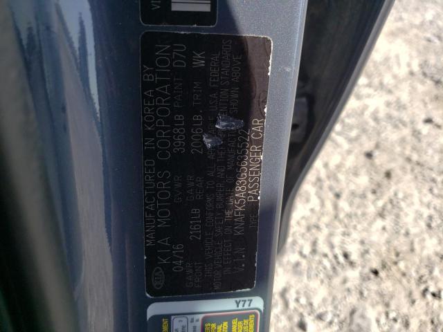 Photo 10 from auction – 2016 KIA FORTE LX with VIN KNAFK5A83G5635522