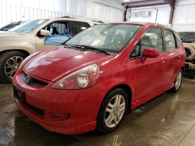 Photo 2 from auction – 2007 HONDA FIT S with VIN JHMGD38677S021342