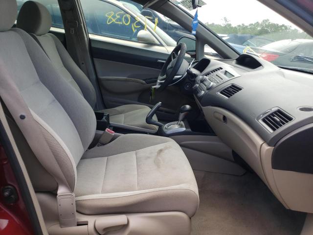 Photo 5 from auction – 2010 HONDA CIVIC LX with VIN 19XFA1F50AE084328