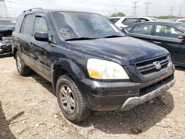 HONDA PILOT EXL 2005 with VIN 2HKYF18515H505420 - Photo from auction