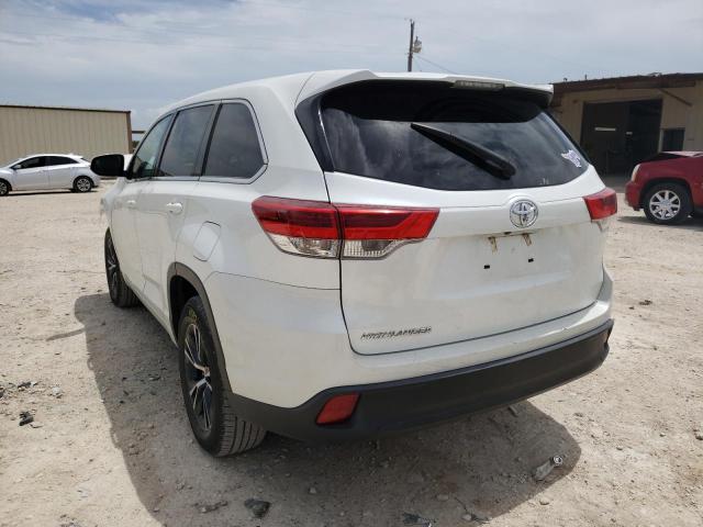 Photo 3 from auction – 2018 TOYOTA HIGHLANDER with VIN 5TDZARFH0JS033715