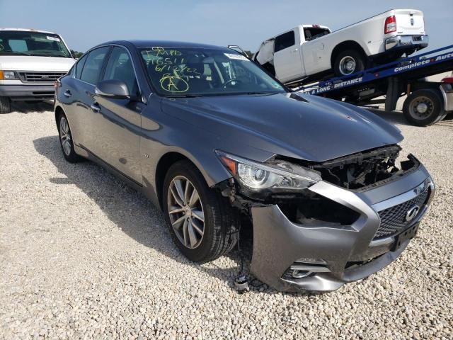 INFINITI Q50 BASE 2015 with VIN JN1BV7AR2FM423893 - Photo from auction