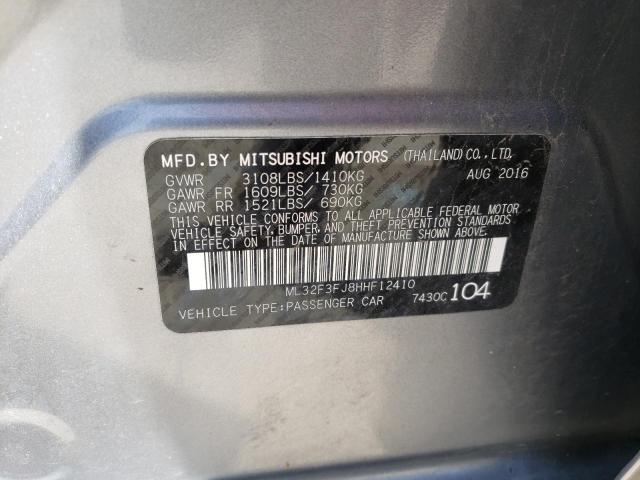 Photo 10 from auction – 2017 MITSUBISHI MIRAGE G4 with VIN ML32F3FJ8HHF12410