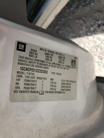 Photo 10 from auction – 2012 CHEVROLET SILVERADO with VIN 1GCNCPEX1CZ223353