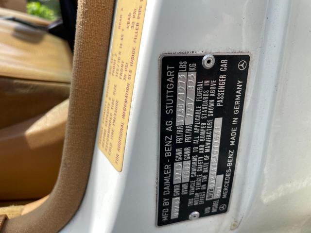 Photo 10 from auction – 1984 MERCEDES-BENZ 190 E 2.3 with VIN WDBDA24A4EA017641