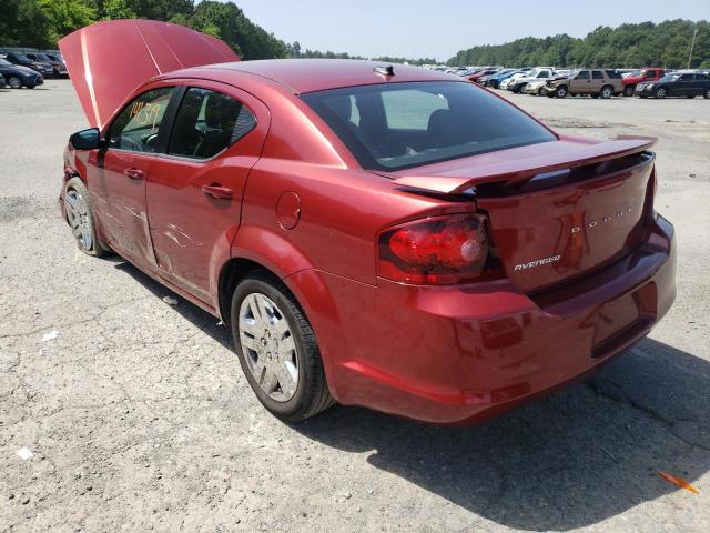 Photo 3 from auction – 2014 DODGE AVENGER SE with VIN 1C3CDZABXEN217138