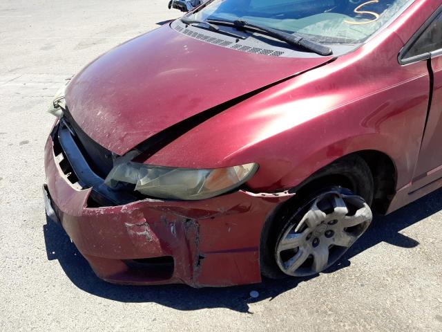 Photo 9 from auction – 2010 HONDA CIVIC LX with VIN 2HGFA1F5XAH587516