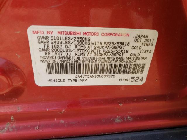 Photo 10 from auction – 2012 MITSUBISHI OUTLANDER with VIN JA4JT5AX9CU007976