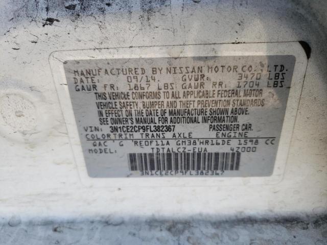 Photo 10 from auction – 2015 NISSAN VERSA NOTE with VIN 3N1CE2CP9FL382367