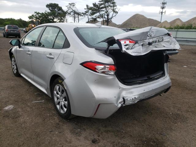 Photo 3 from auction – 2021 TOYOTA COROLLA LE with VIN 5YFEPMAE3MP193016