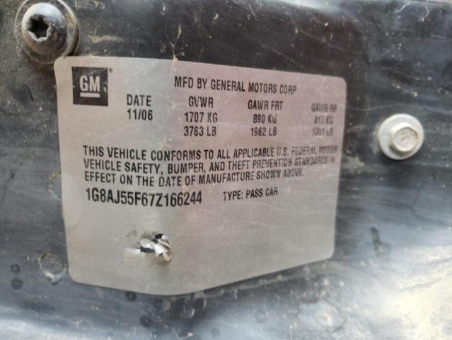 Photo 10 from auction – 2007 SATURN ION LEVEL with VIN 1G8AJ55F67Z166244