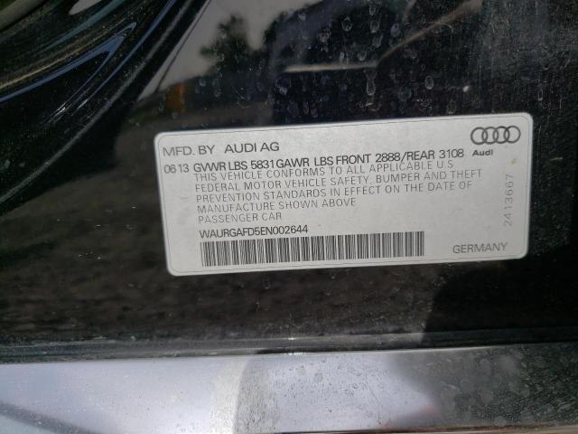 Photo 10 from auction – 2014 AUDI A8 L QUATT with VIN WAURGAFD5EN002644