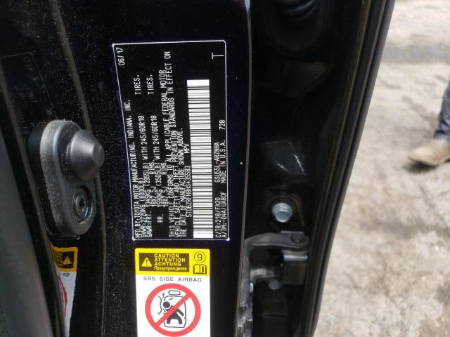Photo 10 from auction – 2017 TOYOTA HIGHLANDER with VIN 5TDBZRFH8HS435583