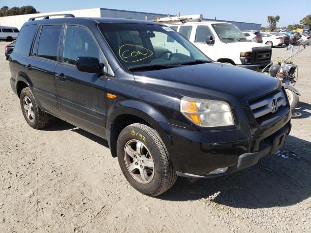 HONDA PILOT EX 2007 with VIN 5FNYF28407B026906 - Photo from auction