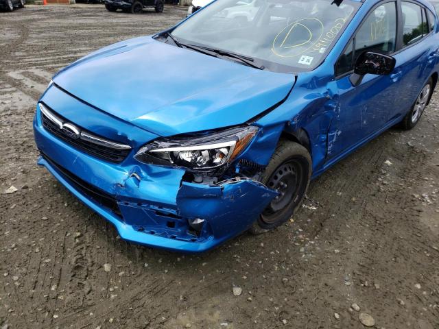 Photo 9 from auction – 2021 SUBARU IMPREZA with VIN 4S3GTAB67M3709378
