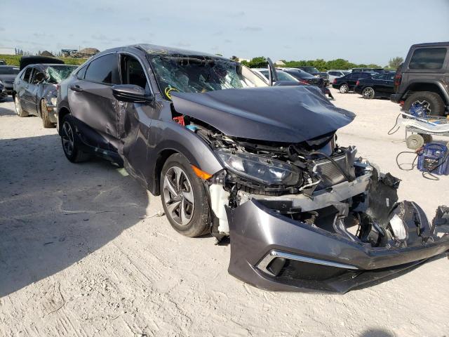 HONDA CIVIC LX 2019 with VIN 19XFC2F63KE028393 - Photo from auction