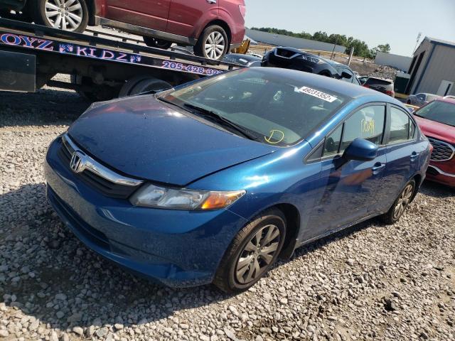 Photo 2 from auction – 2012 HONDA CIVIC LX with VIN 19XFB2F57CE045631