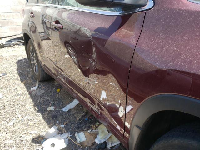 Photo 9 from auction – 2018 TOYOTA HIGHLANDER with VIN 5TDJZRFH9JS882117