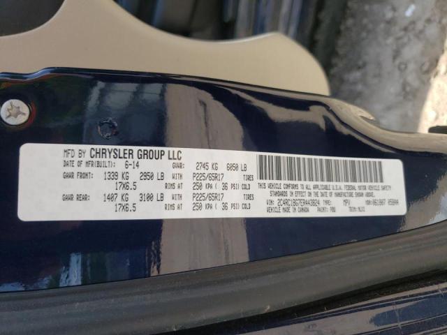 Photo 10 from auction – 2014 CHRYSLER TOWN & COU with VIN 2C4RC1BG7ER443824