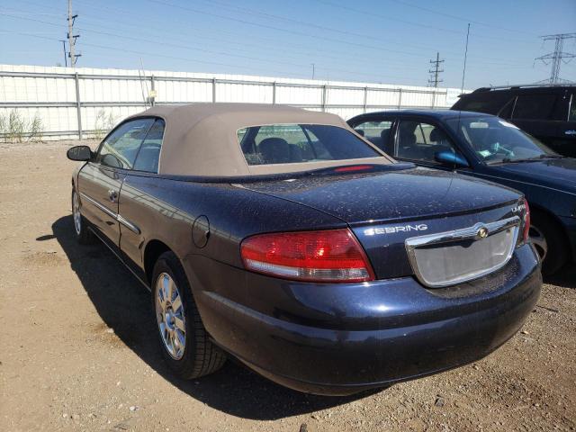 Photo 3 from auction – 2004 CHRYSLER SEBRING LI with VIN 1C3EL65R94N175707