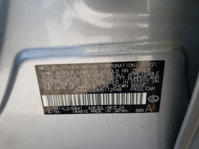 Photo 10 from auction – 2021 LEXUS IS 300 with VIN JTHCA1D24M5112948