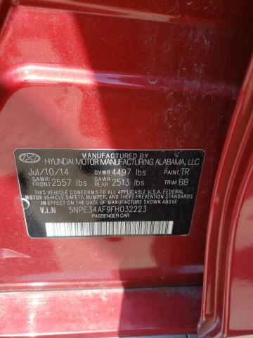 Photo 10 from auction – 2015 HYUNDAI SONATA SPO with VIN 5NPE34AF9FH032223