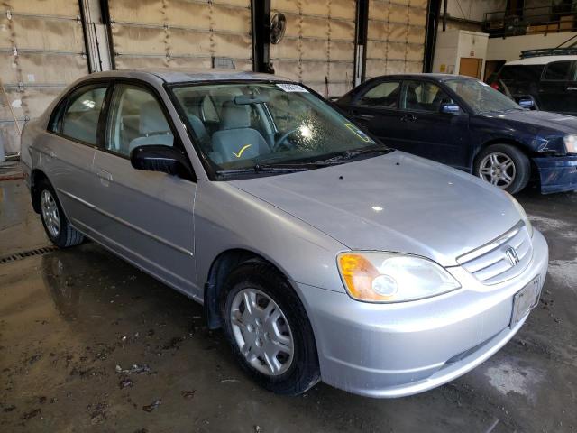 HONDA CIVIC LX 2002 with VIN 2HGES15522H605339 - Photo from auction