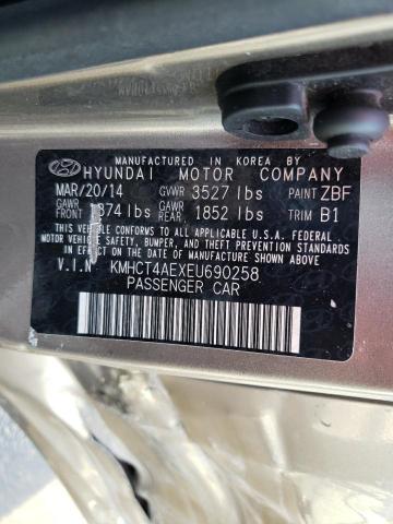 Photo 10 from auction – 2014 HYUNDAI ACCENT GLS with VIN KMHCT4AEXEU690258