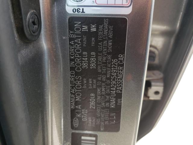 Photo 10 from auction – 2012 KIA FORTE EX with VIN KNAFU4A29C5491226