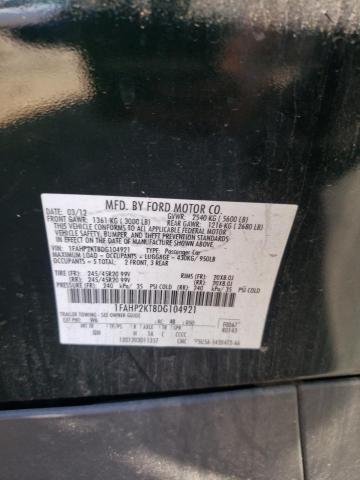 Photo 10 from auction – 2013 FORD TAURUS SHO with VIN 1FAHP2KT8DG104921