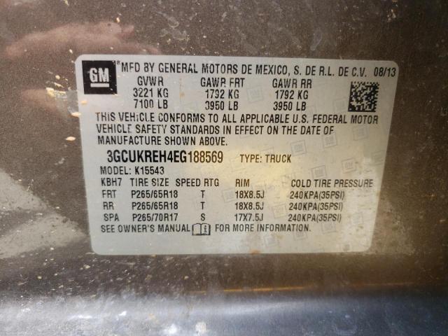 Photo 10 from auction – 2014 CHEVROLET SILVERADO with VIN 3GCUKREH4EG188569